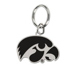 Iowa Hawkeyes Cloisonne Key Ring Carded