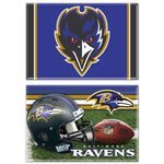 Baltimore Ravens Rectangle Magnet, 2pack 2" x 3"