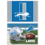Detroit Lions Rectangle Magnet, 2pack 2" x 3"