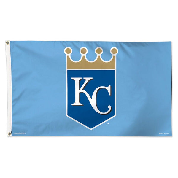 Kansas City Royals Crown Flag - Deluxe 3' X 5'