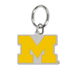 Michigan Wolverines Cloisonne Key Ring Carded