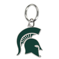 Michigan State Spartans Cloisonne Key Ring Carded