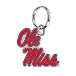 Ole Miss Rebels Cloisonne Key Ring Carded