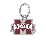 Mississippi State Bulldogs Cloisonne Key Ring Carded