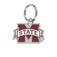 Mississippi State Bulldogs Cloisonne Key Ring Carded