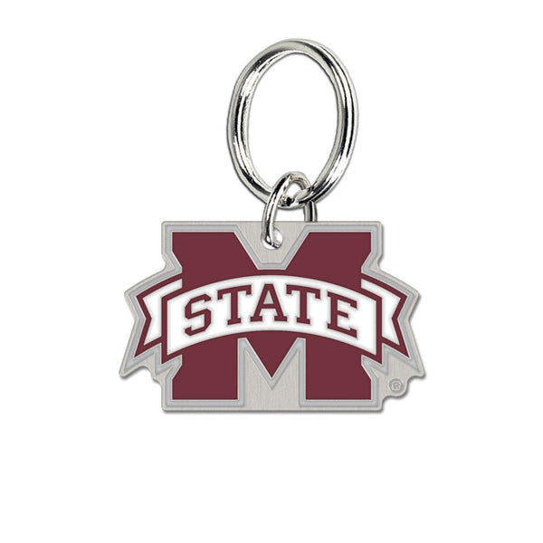 Mississippi State Bulldogs Cloisonne Key Ring Carded