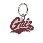 Montana Grizzlies Cloisonne Key Ring Carded