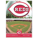 Cincinnati Reds Rectangle Magnet, 2pack 2" x 3"