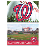 Washington Nationals Rectangle Magnet, 2pack 2" x 3"