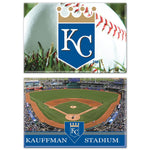 Kansas City Royals Rectangle Magnet, 2pack 2" x 3"