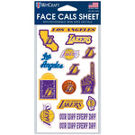Los Angeles Lakers Face Cals 4" x 7"