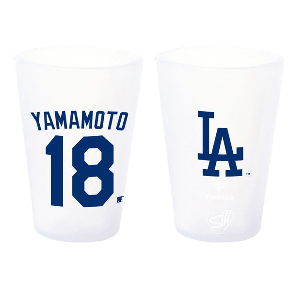 Los Angeles Dodgers 1.5oz Silicone Shot Glass Yoshinobu Yamamoto