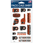 Philadelphia Flyers Face Cals 4" x 7"