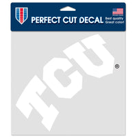 TCU Horned Frogs Perfect Cut Decals 8" x 8"
