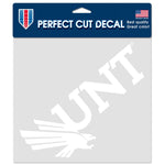 North Texas Mean Green Perfect Cut Decals 8" x 8"
