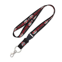 Wholesale-Ohio State Buckeyes Stadium Lanyard w/detachable buckle 1"