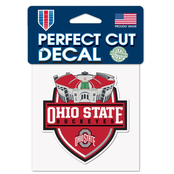 Wholesale-Ohio State Buckeyes STADIUM Perfect Cut Color Decal 4" x 4"