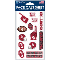 Wholesale-Oklahoma Sooners Face Cals 4" x 7"