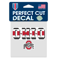 Wholesale-Ohio State Buckeyes Perfect Cut Color Decal 4" x 4"