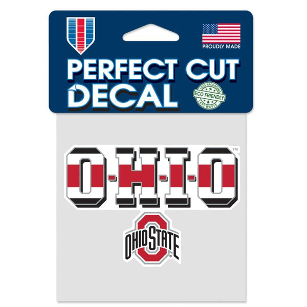 Wholesale-Ohio State Buckeyes Perfect Cut Color Decal 4" x 4"