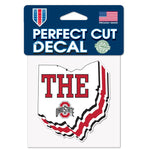 Wholesale-Ohio State Buckeyes Perfect Cut Color Decal 4" x 4"