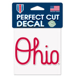 Wholesale-Ohio State Buckeyes Perfect Cut Color Decal 4" x 4"