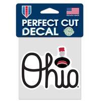 Wholesale-Ohio State Buckeyes Perfect Cut Color Decal 4" x 4"