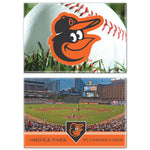 Baltimore Orioles Rectangle Magnet, 2pack 2" x 3"
