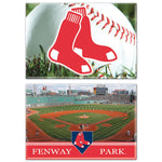 Boston Red Sox Rectangle Magnet, 2pack 2" x 3"