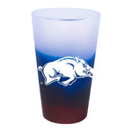 Arkansas Razorbacks 16 oz Silicone Pint Glass