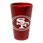 San Francisco 49ers 16 oz Silicone Pint Glass