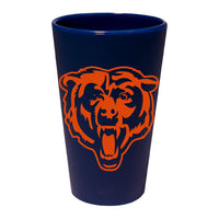 Chicago Bears 16 oz Silicone Pint Glass