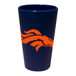 Denver Broncos 16 oz Silicone Pint Glass