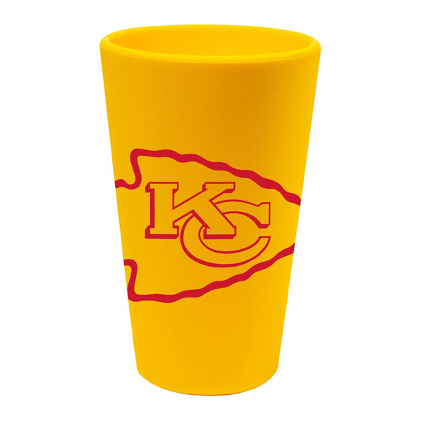 Kansas City Chiefs 16 oz Silicone Pint Glass