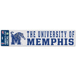 Memphis Tigers Perfect Cut Decals 4" x 17"
