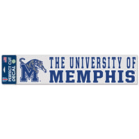 Memphis Tigers Perfect Cut Decals 4" x 17"