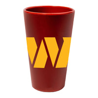 Washington Commanders 16 oz Silicone Pint Glass
