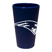 New England Patriots 16 oz Silicone Pint Glass