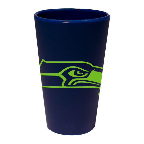 Seattle Seahawks 16 oz Silicone Pint Glass