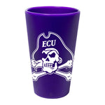 East Carolina Pirates 16 oz Silicone Pint Glass