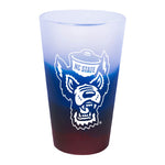 NC State Wolfpack 16 oz Silicone Pint Glass