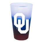 Oklahoma Sooners 16 oz Silicone Pint Glass