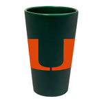 Miami Hurricanes 16 oz Silicone Pint Glass