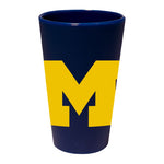 Michigan Wolverines 16 oz Silicone Pint Glass