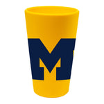 Michigan Wolverines 16 oz Silicone Pint Glass