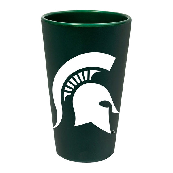 Michigan State Spartans 16 oz Silicone Pint Glass