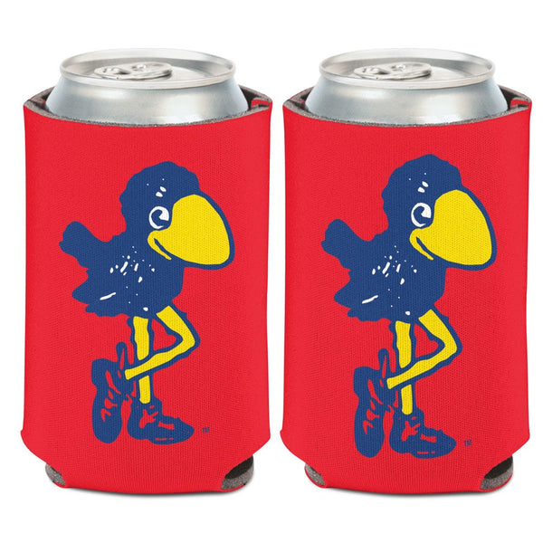 KANSAS JAYHAWKS / Vintage Collegiate Can Cooler 12 oz.