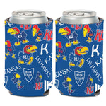 KANSAS JAYHAWKS / Vintage Collegiate Can Cooler 12 oz.
