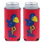 KANSAS JAYHAWKS / Vintage Collegiate logo 12 oz Slim Can Cooler