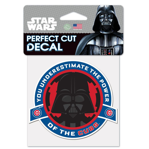 Chicago Cubs / Star Wars Darth Vader Perfect Cut Color Decal 4" x 4"